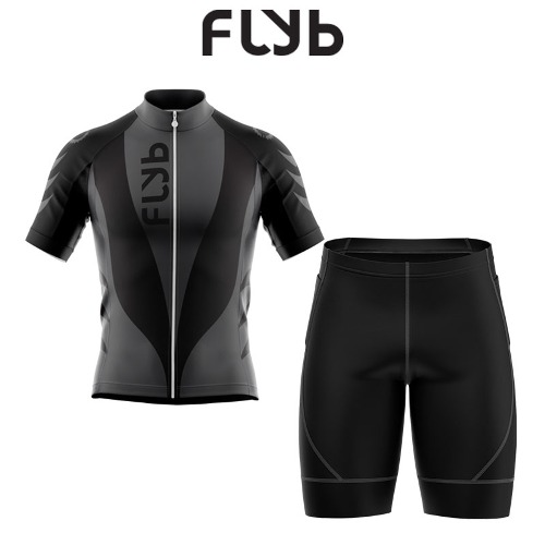 FLYB [ 반팔+반바지 세트 4 ] 유니폼 단체복 동아리 자전거복 사이클복 철인 경기복